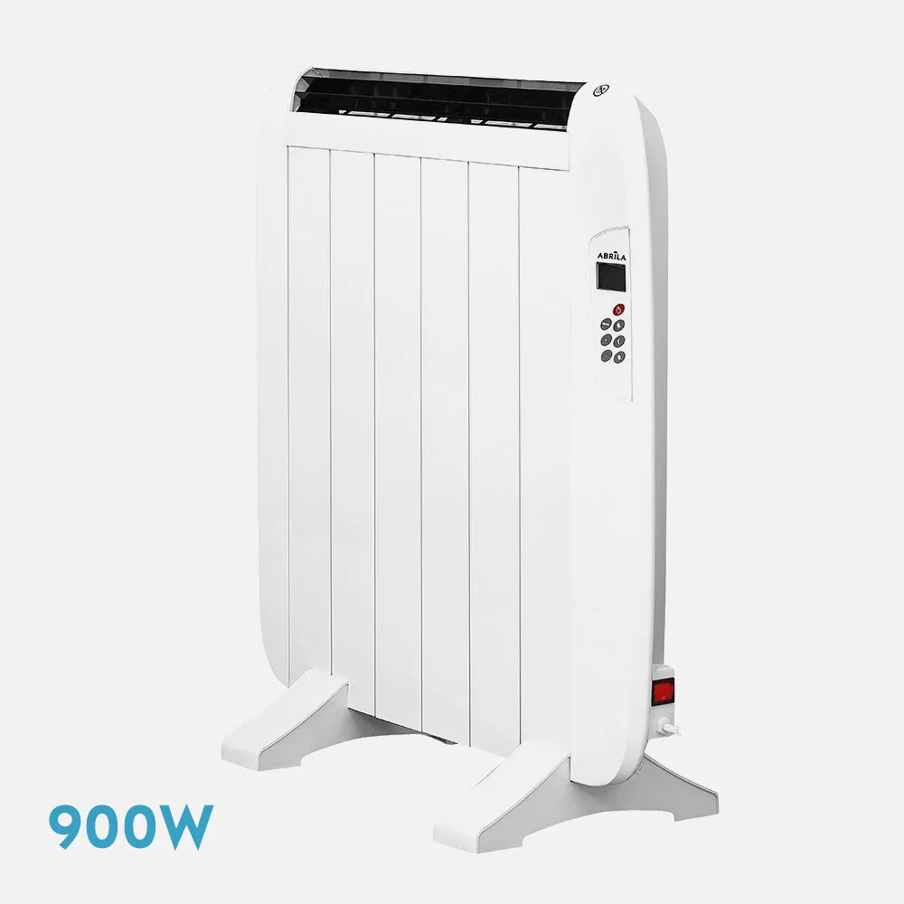 Emisor térmico de aluminio Gaban 900 W de FABRILAMP en color blanco