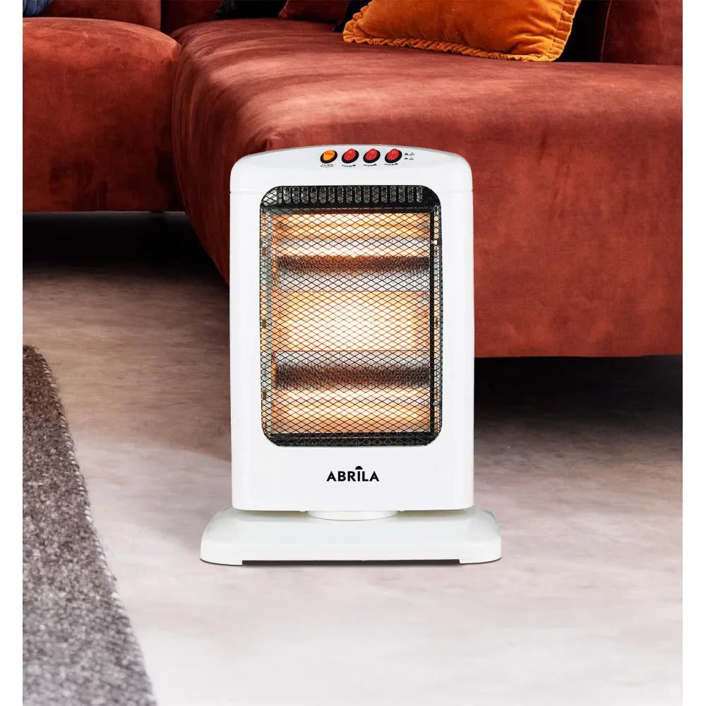 Estufa eléctrica Candente 1200 W (44x33x23 cm) de FABRILAMP en color blanco – vista de detalle