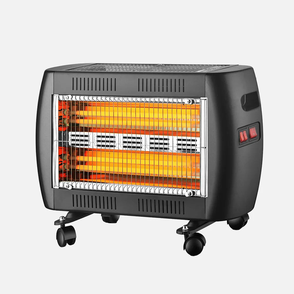 Estufa de cuarzo Tahara 2000 W de FABRILAMP en color negro