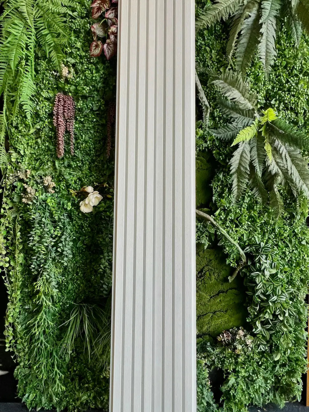 Listón exterior PVC Blanco 290 x 22 cm