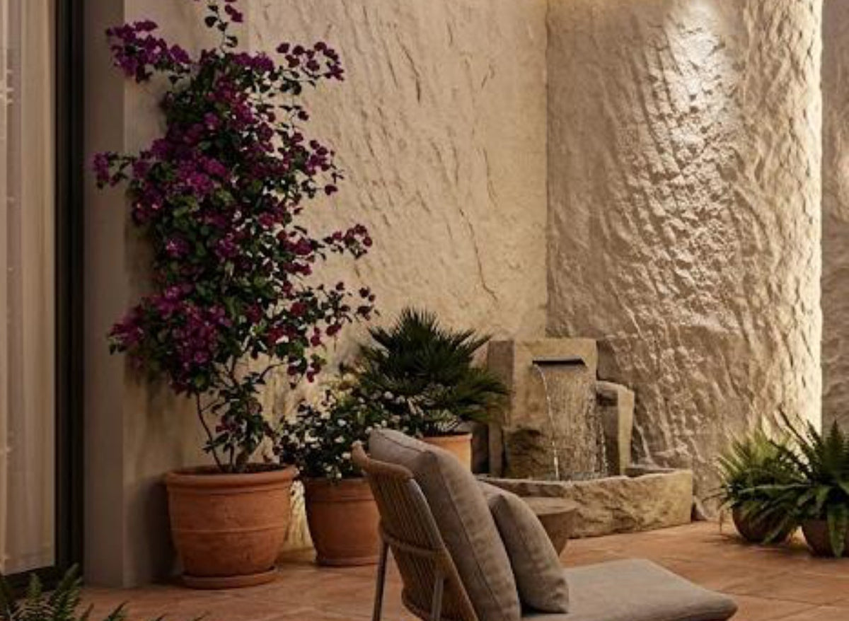 Panel de piedra flexible Flex Espuma Beige 300 x 120 cm