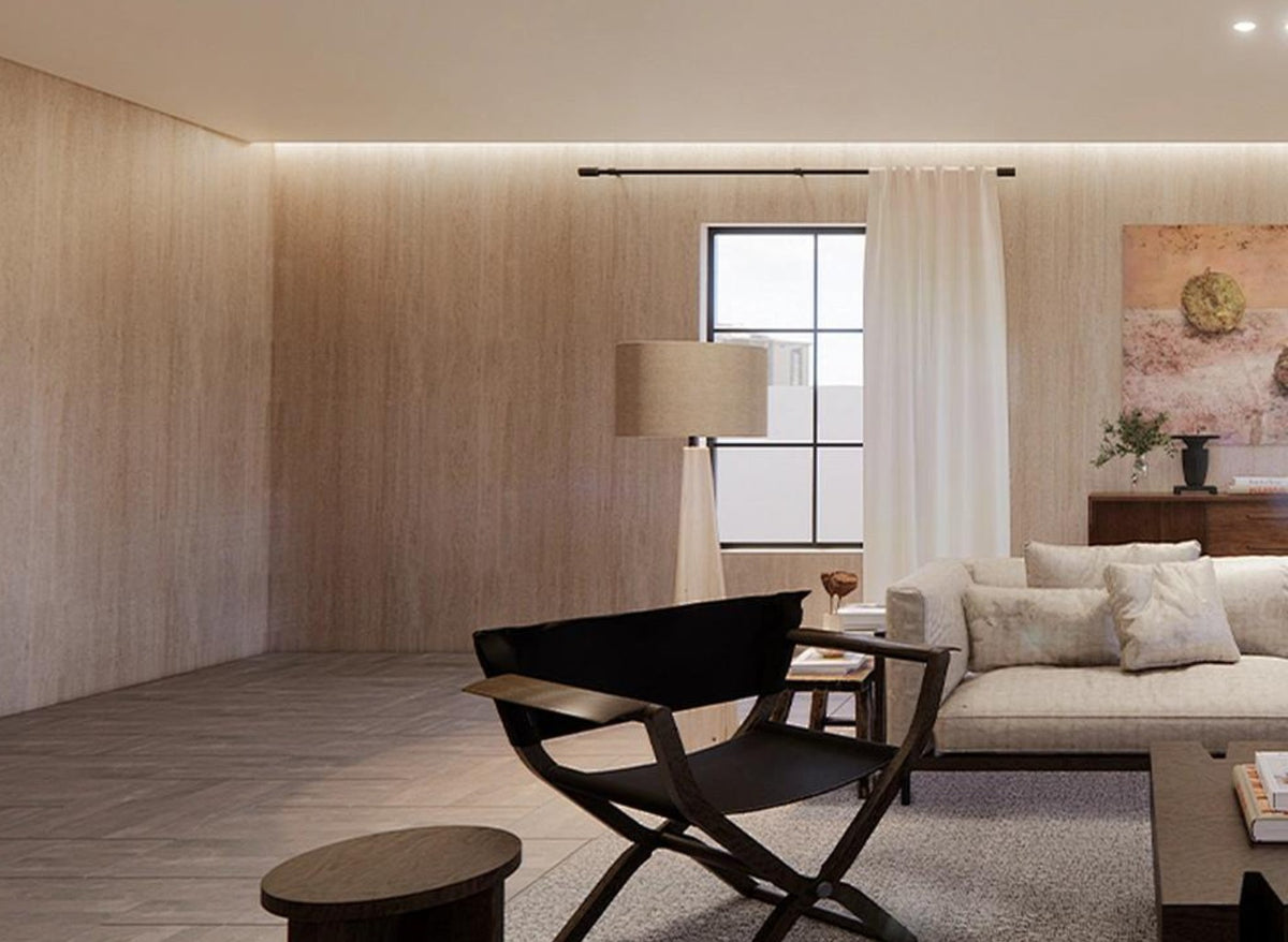 Panel de piedra flexible Flex Piedra Beige 300 x 120 cm