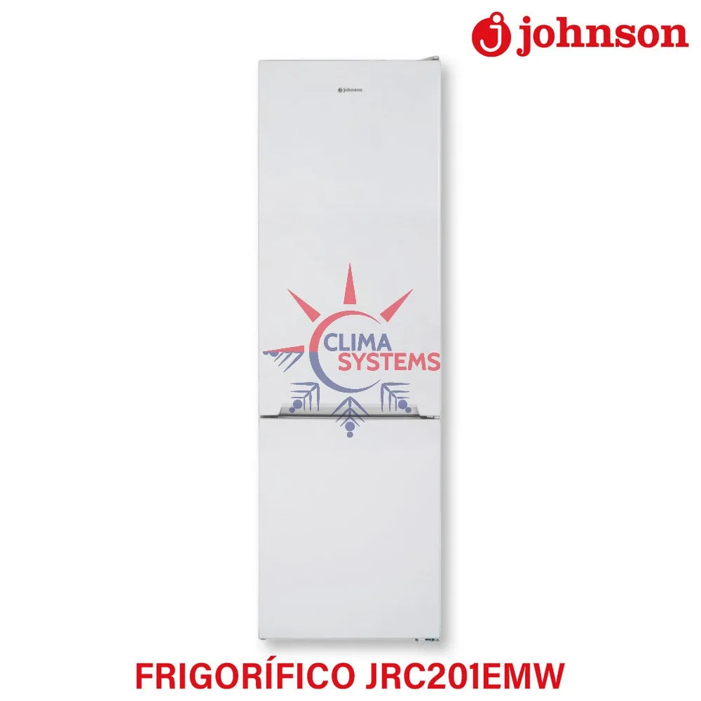 Frigorífico combi Johnson JRC201EMW No Frost 201x59,5x65 cm clase E ConvertiZone blanco