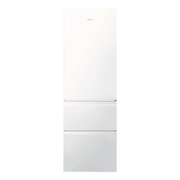 Vista frontal del frigorífico combi Haier HTR3618CNPW