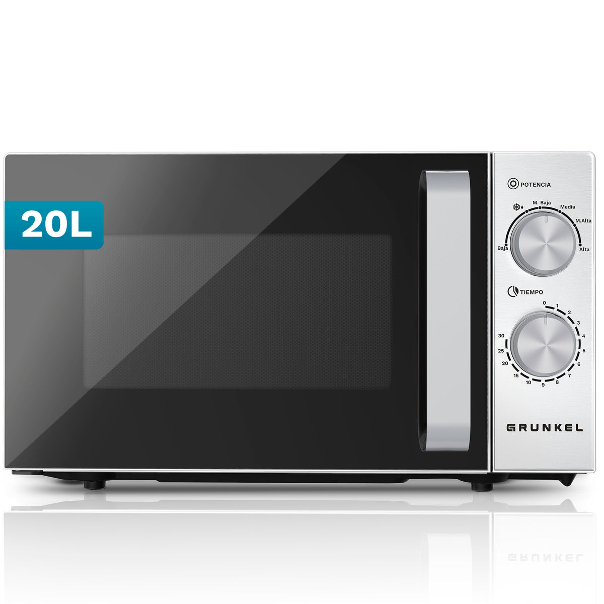 Microondas 20 L Grunkel MW-20IXG