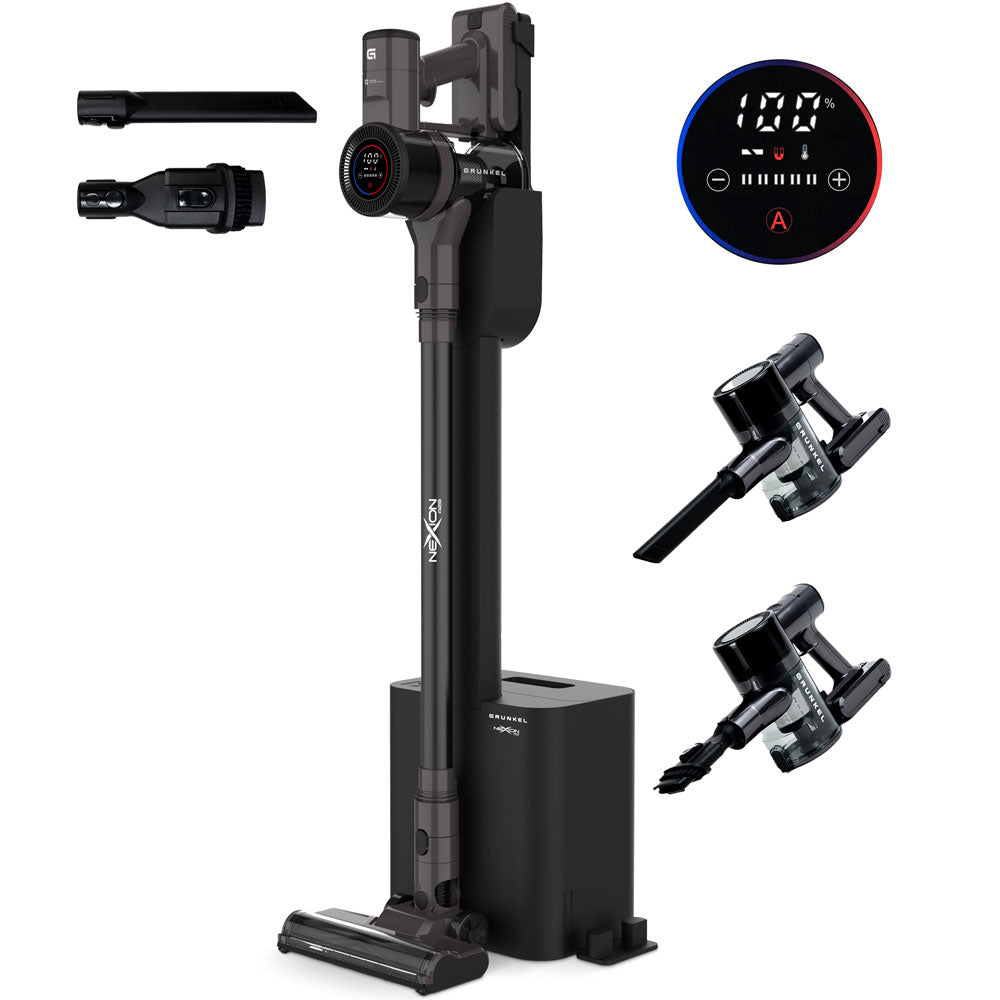 Aspirador escoba sin cables 28 kPa con autovaciado Grunkel ASP-N28ST