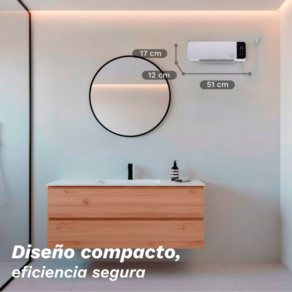 Calefactor cerámico de pared 2000 W Grunkel CF-2000WALL