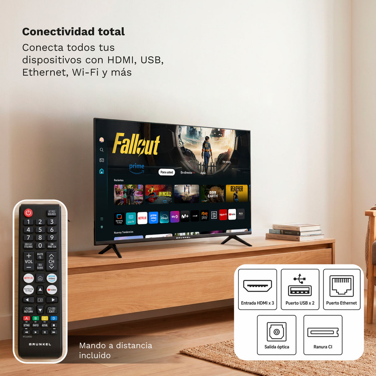 Televisor Grunkel QLED-G326TZ 32" QLED Smart TV Tizen