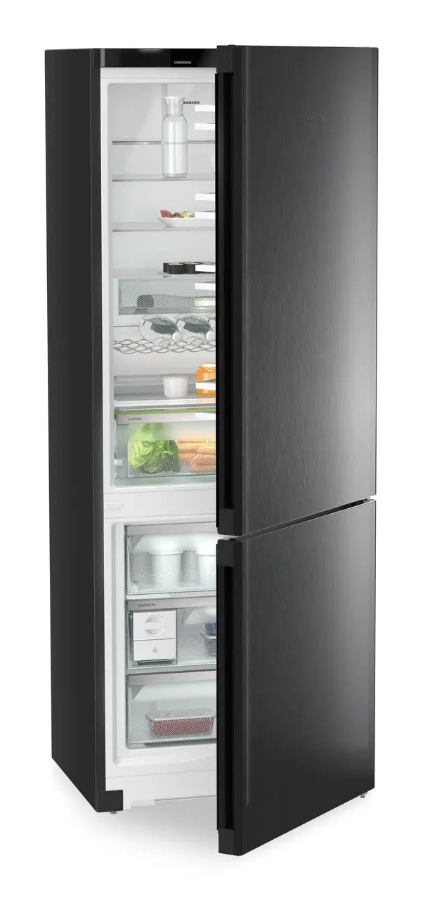 Frigorífico combi Liebherr CNbdd 7723 Plus NoFrost BlackSteel - vista semiabierta