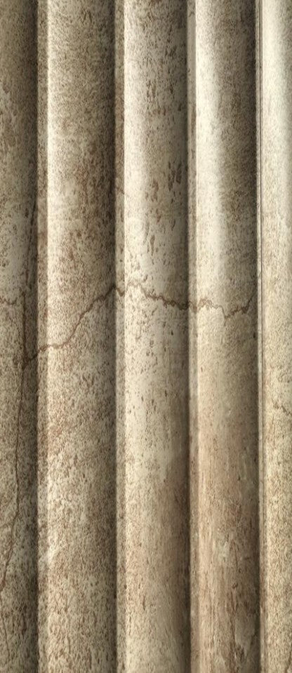 Listón decorativo PVC Microcemento Beige Textura 290 x 20 cm