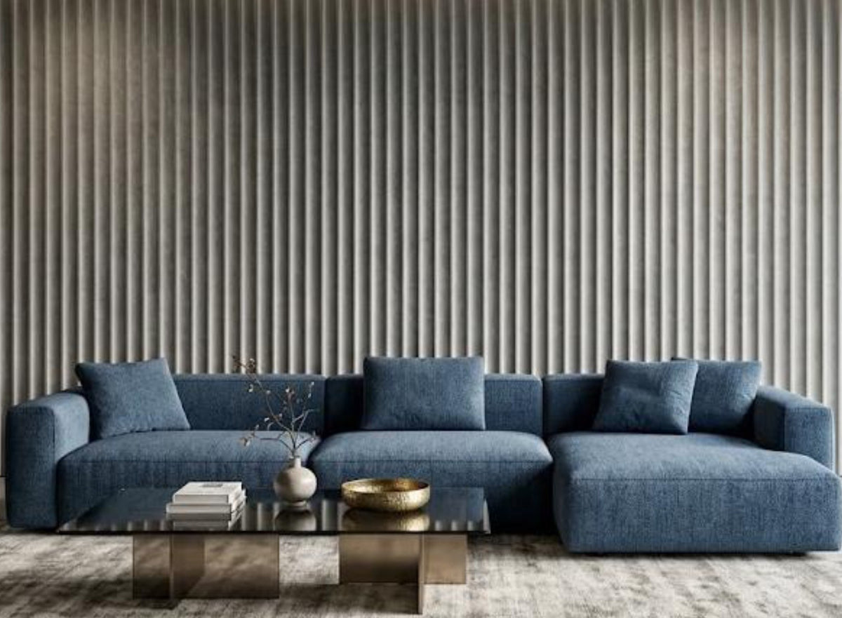 Listón decorativo PVC Urban Textura 290 x 20 cm