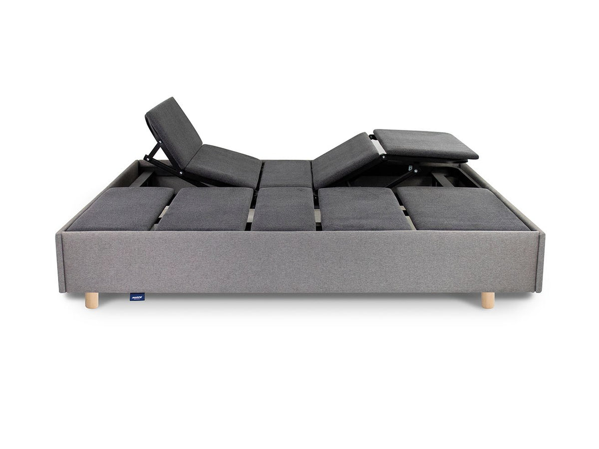 Cama Articulada Eléctrica Celeste con Contorno Tapizado - imagen 2