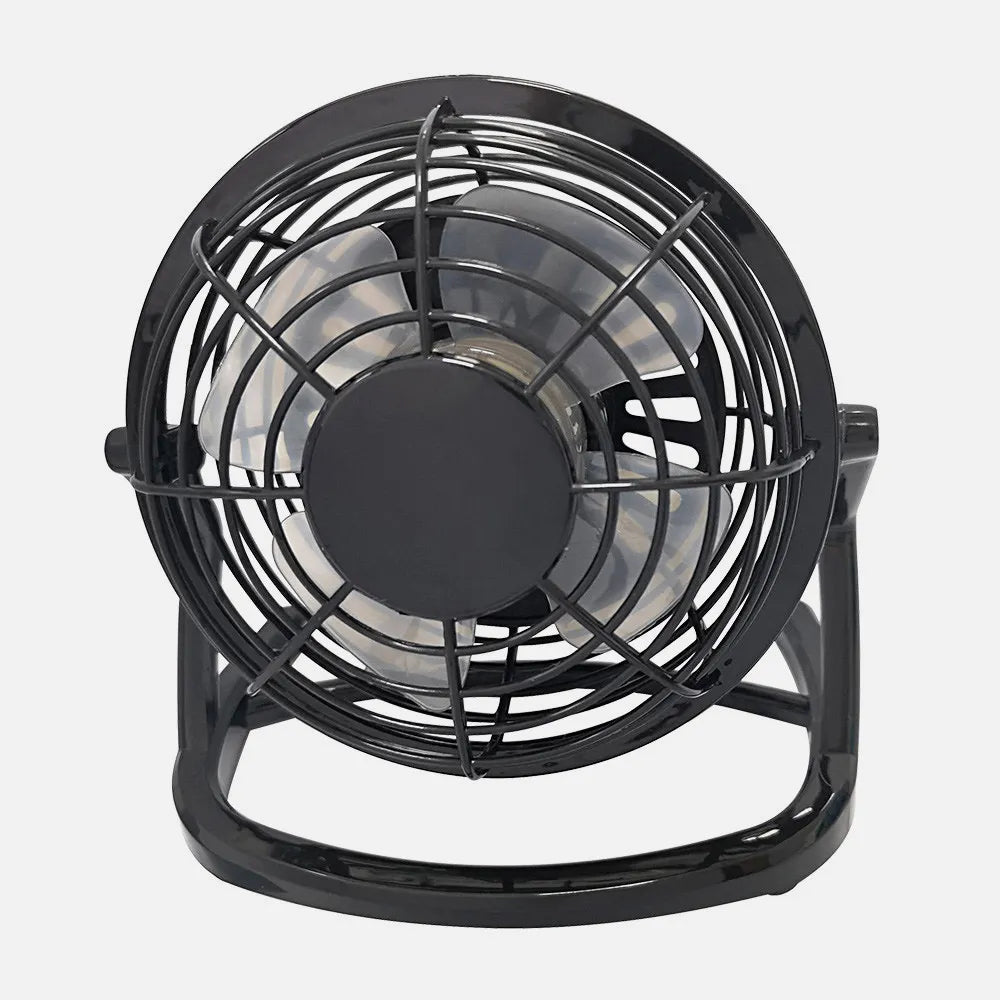 Miniventilador USB de sobremesa Tango 2,5 W de FABRILAMP en color negro