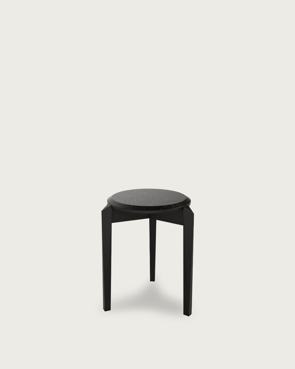 Taburete auxiliar Olea negro