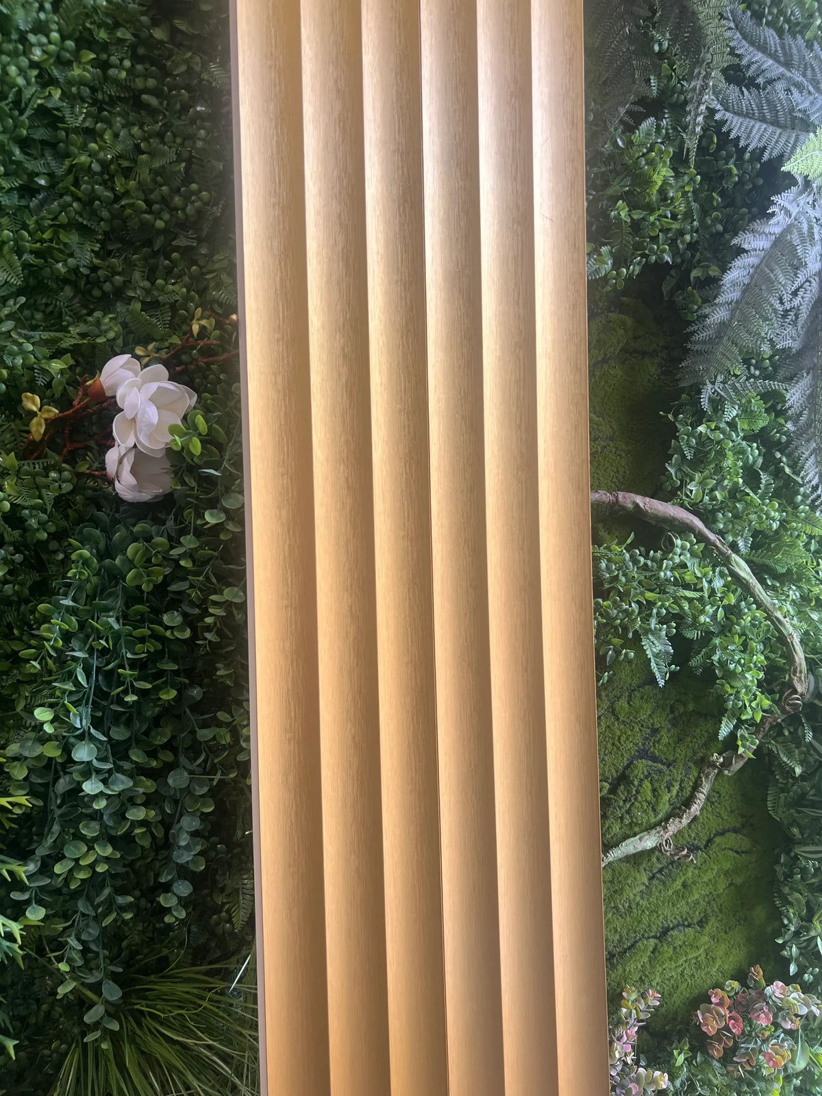 Listón decorativo PVC Onda Dorado 290 x 20 cm