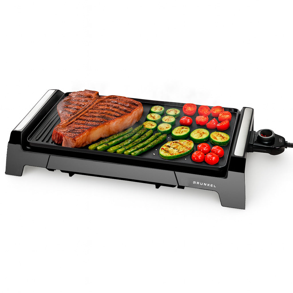 Plancha de asar eléctrica + grill Grunkel BK-DH51