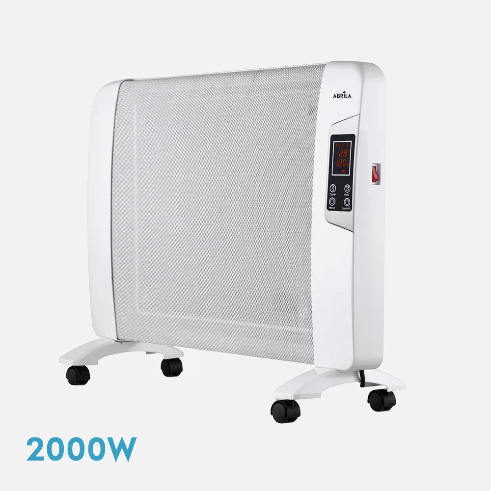 Radiador de mica Abrigo 2000 W (54x82,5x27 cm) de FABRILAMP en color blanco – vista de detalle