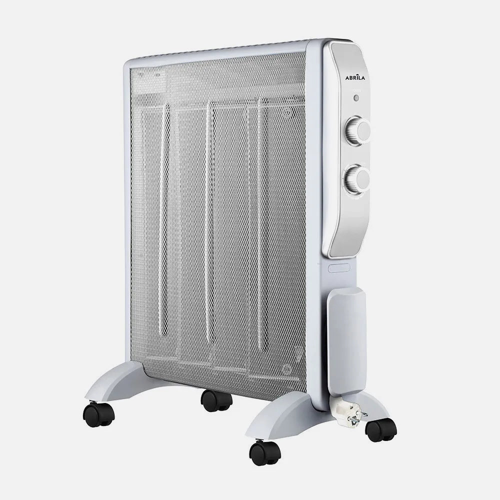 Radiador de mica Abrigo 2000 W (61,5x56x26,5 cm) de FABRILAMP en color blanco/plata