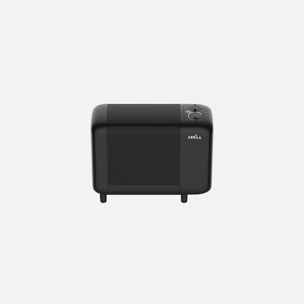 Radiador de mica Pinsapo 600 W de FABRILAMP en color negro – vista de detalle
