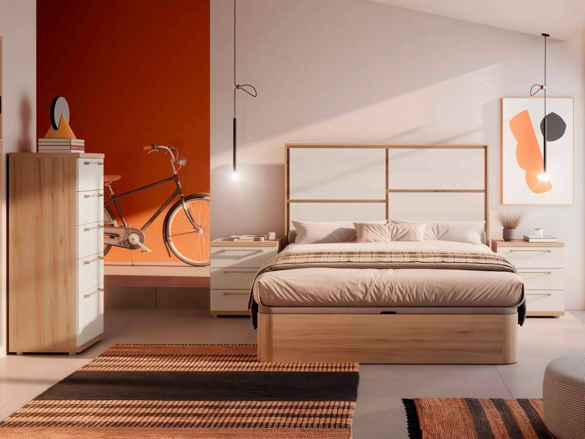 Canapé KRONOS.5 Muebles Ramis en dormitorio composición 804