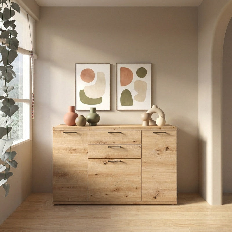 Aparador KRONOS.5 Muebles Ramis con puertas y 2 cajones