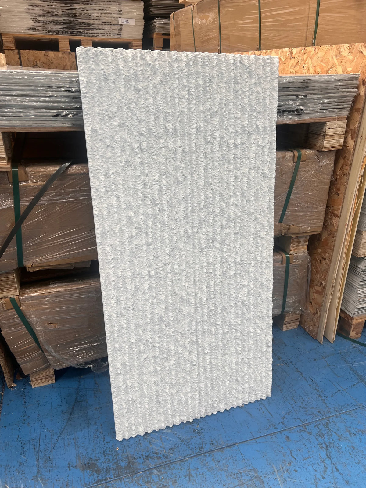 Panel de piedra PU Sierra Blanco 120 x 60 cm