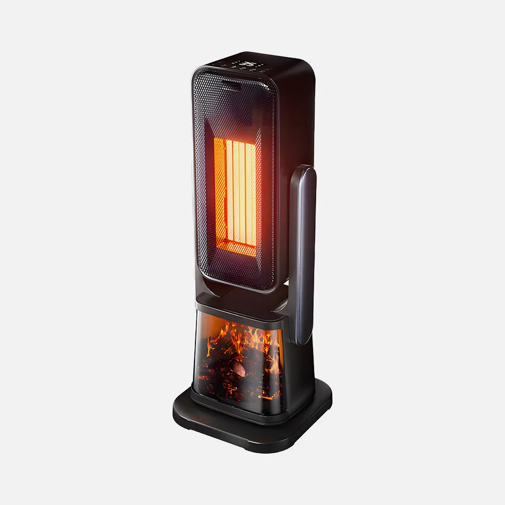 Calefactor cerámico vertical Simoneta 2000 W de FABRILAMP en color negro