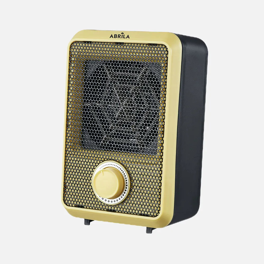 Calefactor termoventilador Carpe 600 W de FABRILAMP en color amarillo/negro