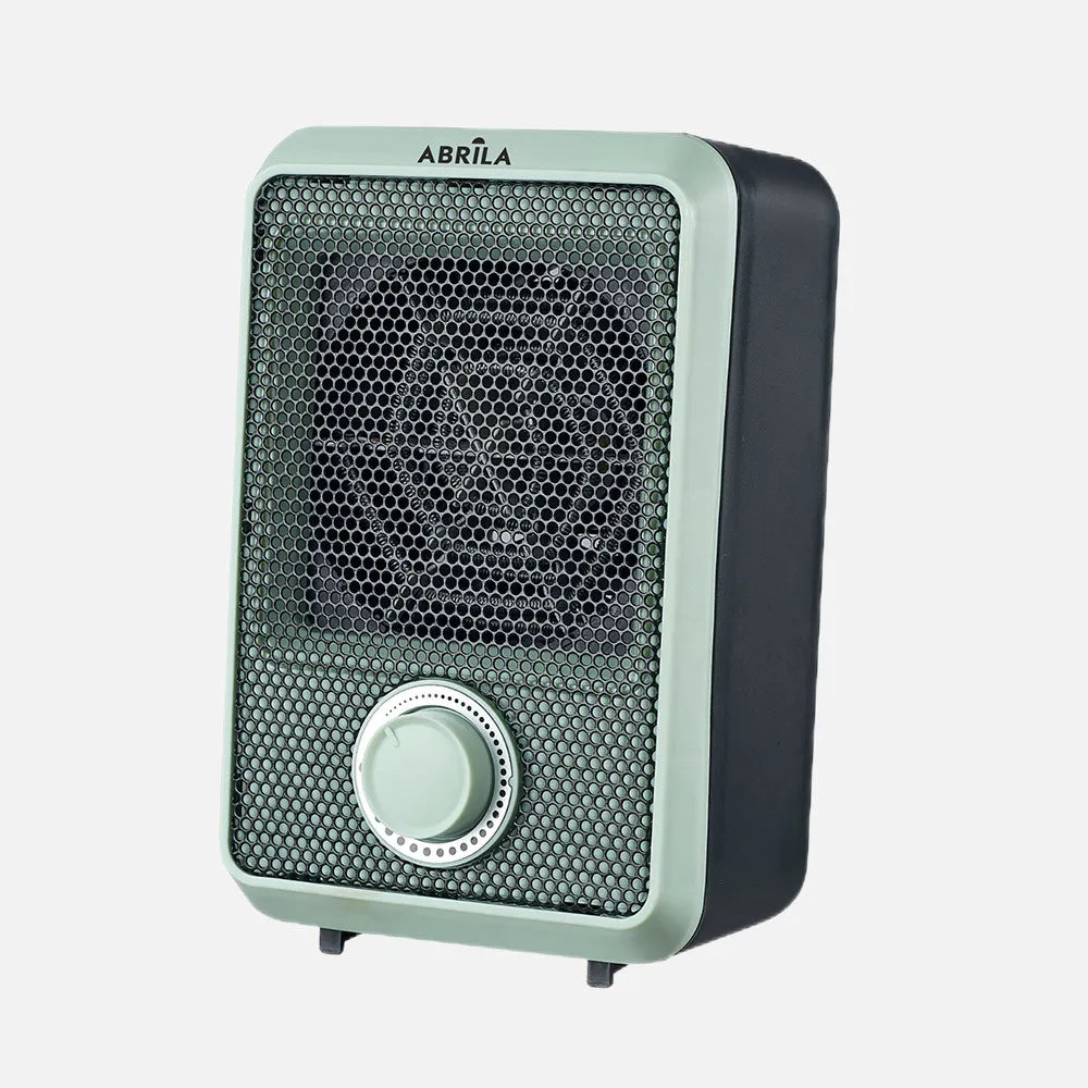 Calefactor termoventilador Carpe 600 W de FABRILAMP en color verde/negro