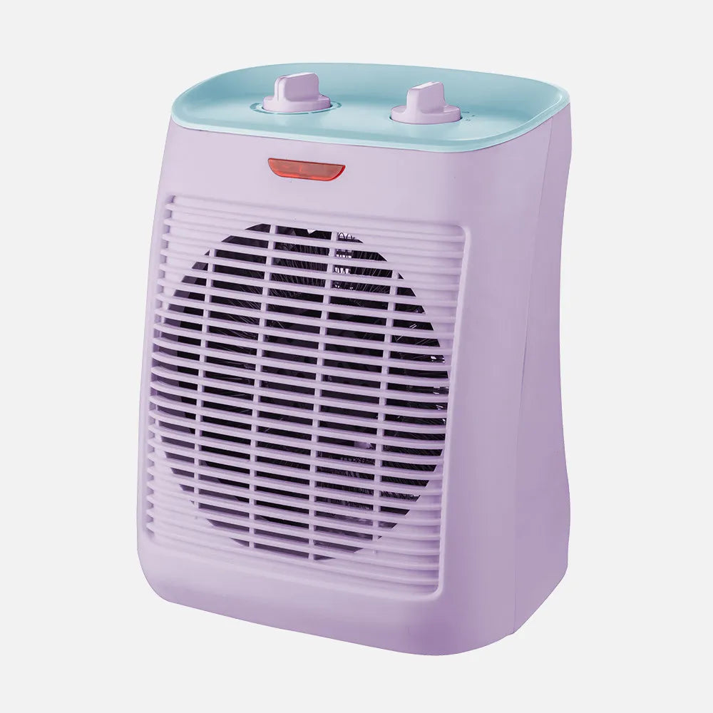 Calefactor termoventilador Taray 2000 W de FABRILAMP en color lila/turquesa