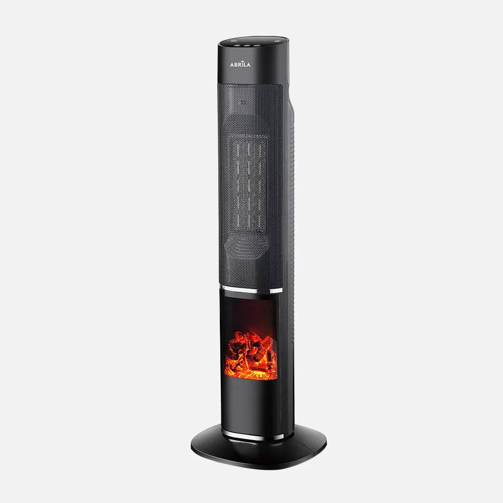 Calefactor cerámico vertical Melodia 2000 W de FABRILAMP en color negro