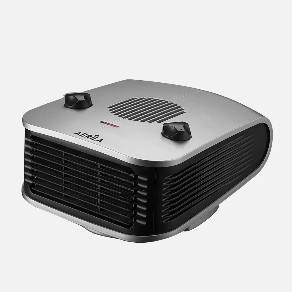 Calefactor termoventilador Ardor 2000 W de FABRILAMP en color plata/negro