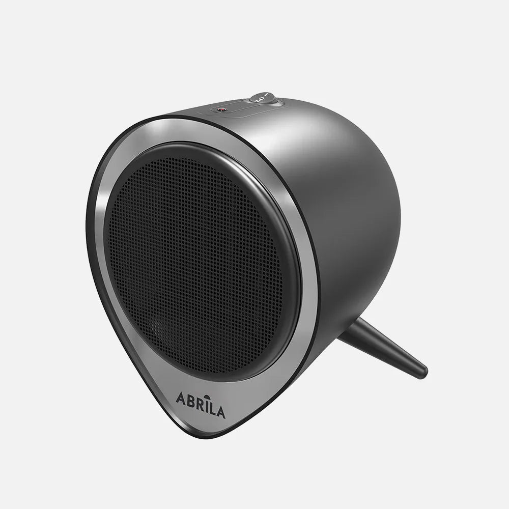 Calefactor cerámico Andino 1500 W de FABRILAMP en color negro/plata