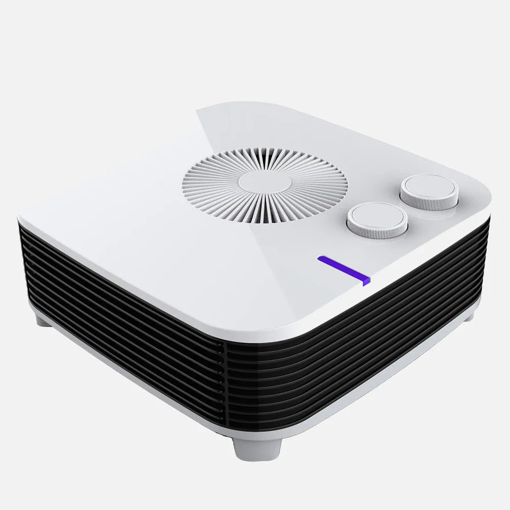 Calefactor termoventilador Estilo 2000 W (11,5x26x26 cm) de FABRILAMP en color blanco