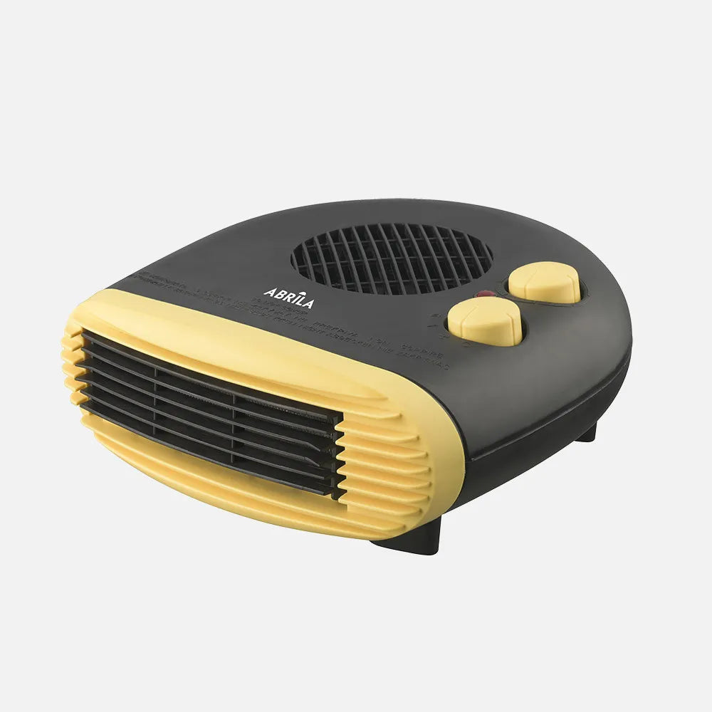 Calefactor termoventilador Toril 2000 W de FABRILAMP en color negro/amarillo