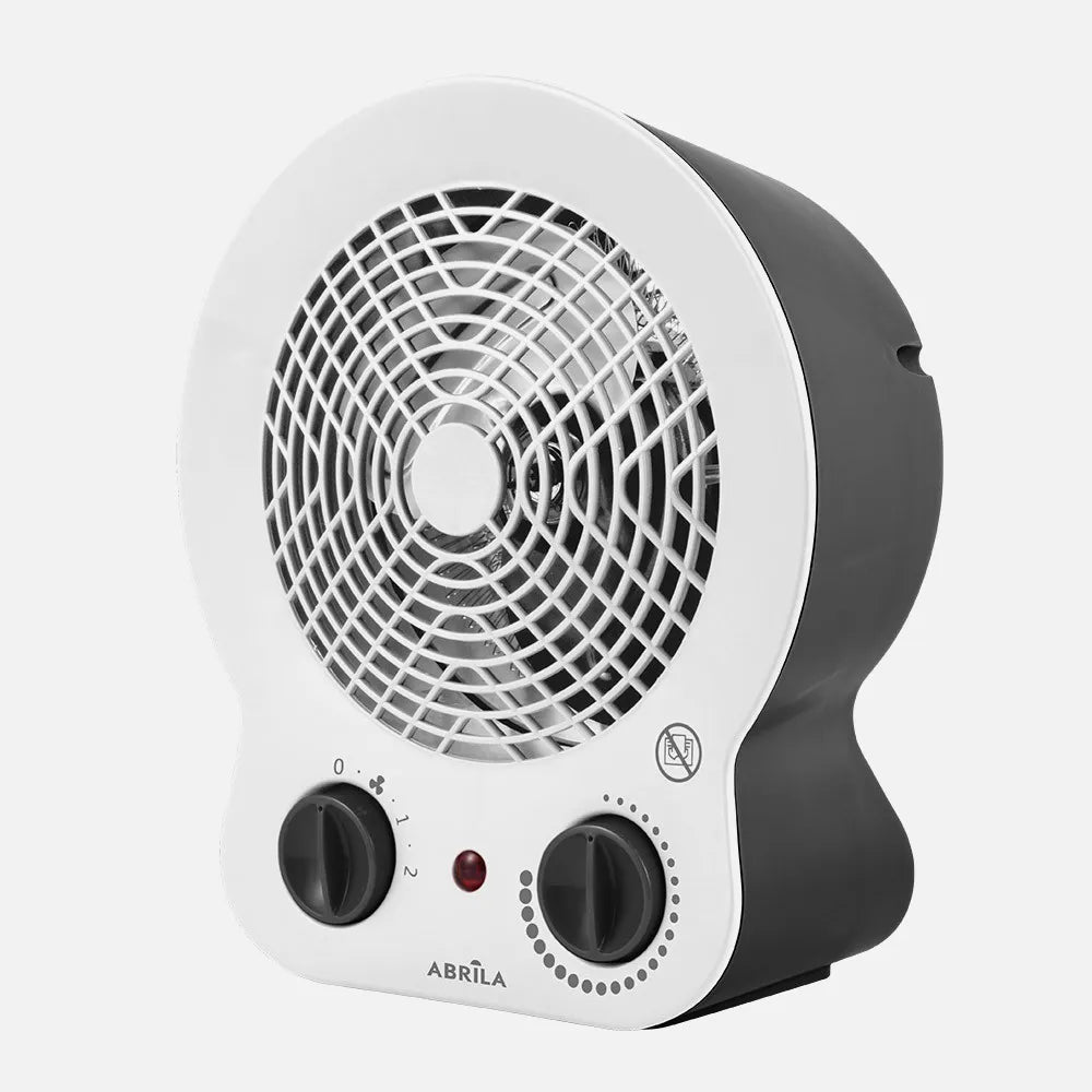Calefactor termoventilador Cremona 2000 W de FABRILAMP en color blanco/negro
