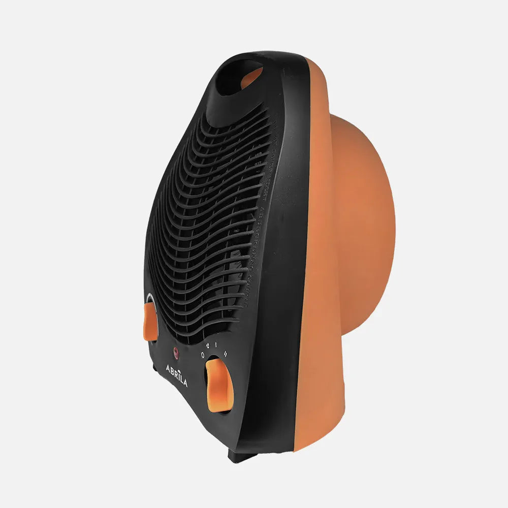 Calefactor termoventilador Lubian 2000 W de FABRILAMP en color naranja/negro – vista de detalle