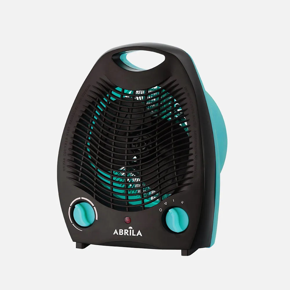 Calefactor termoventilador Lubian 2000 W de FABRILAMP en color turquesa/negro