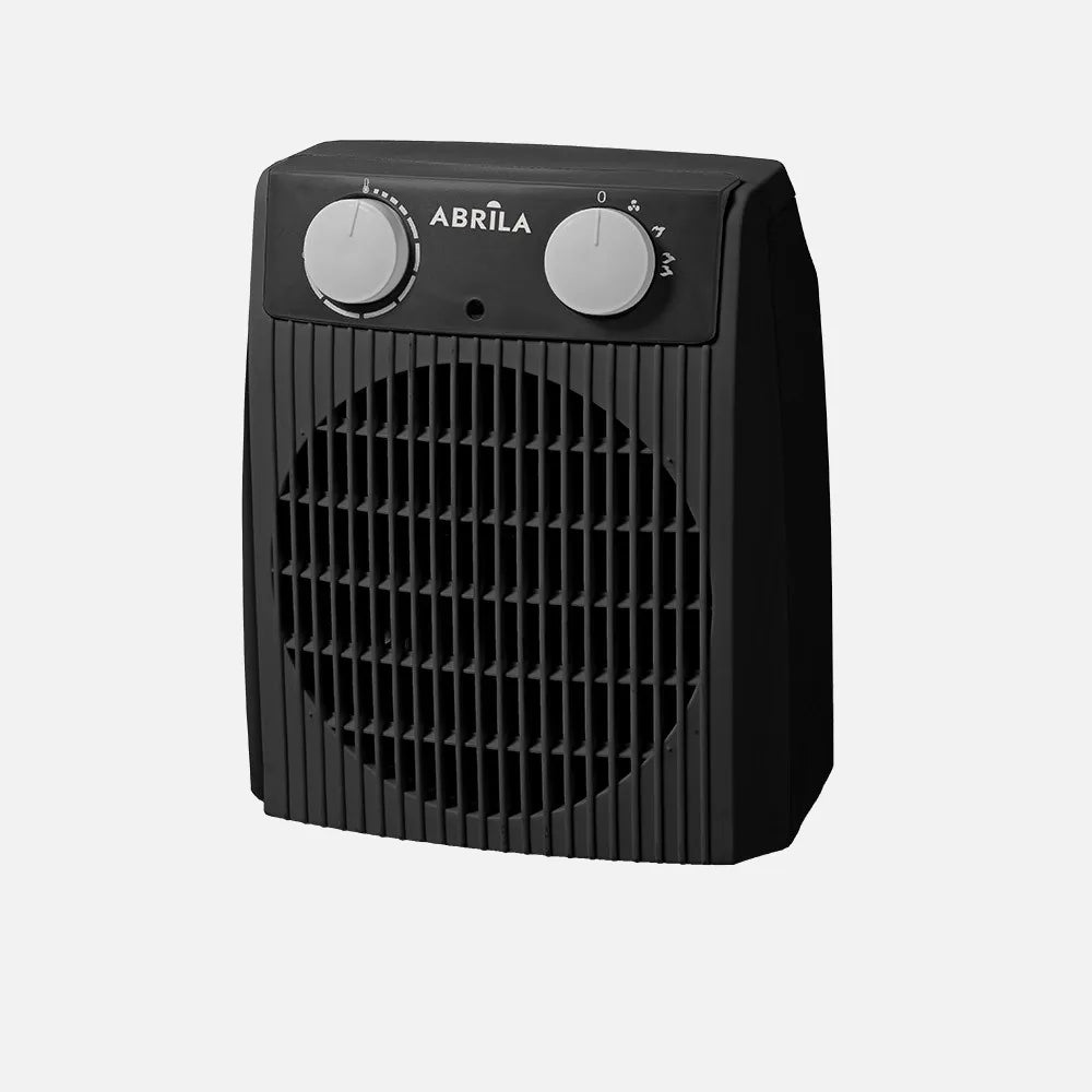 Calefactor termoventilador Nairobi 2000 W (22,9x19,4x13,3 cm) de FABRILAMP en color gris/negro