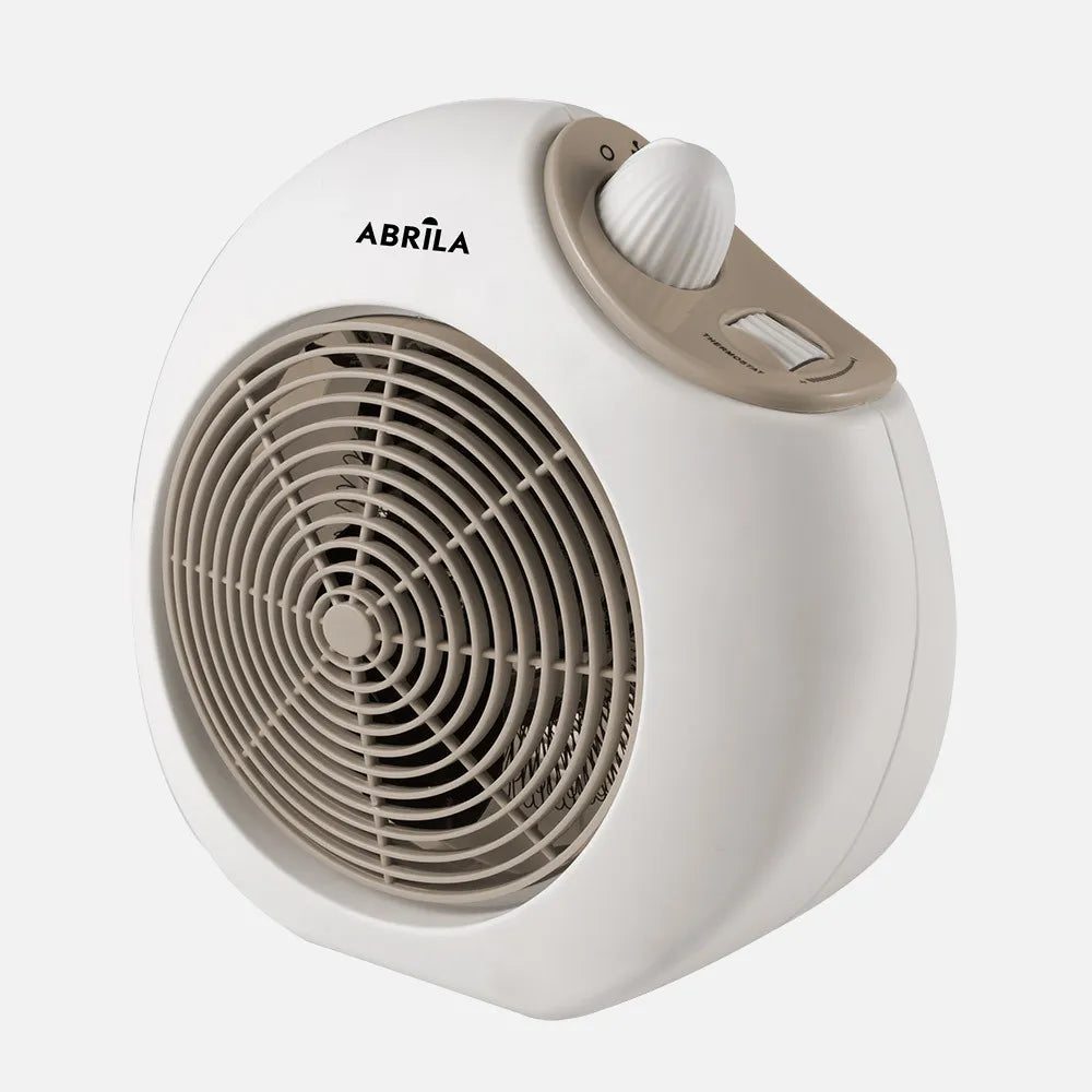 Calefactor termoventilador Savona 2000 W de FABRILAMP en color blanco/beige