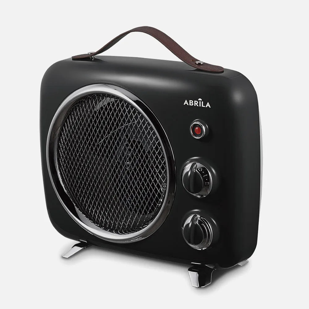 Calefactor termoventilador Taranto 2000 W de FABRILAMP en color negro/gris