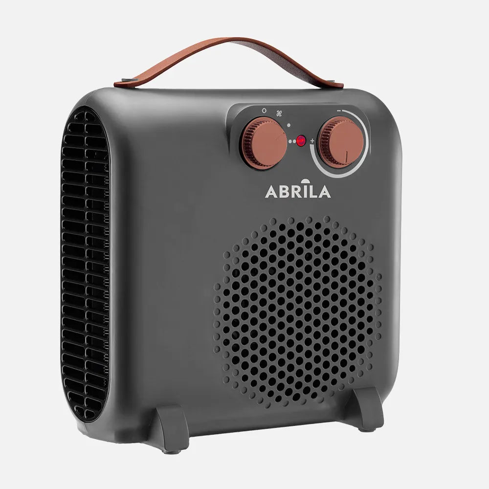 Calefactor termoventilador Tundra 2000 W de FABRILAMP en color gris/marron