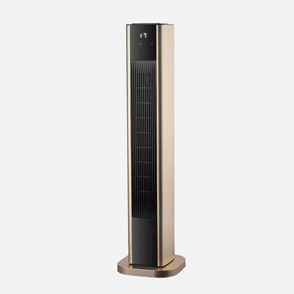 Calefactor cerámico vertical 2000 W (86x22x22 cm) de FABRILAMP en color oro