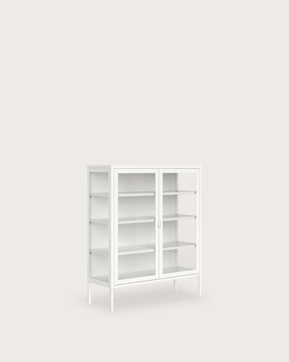 Vitrina Titania 2 puertas de cristal 90x110 cm