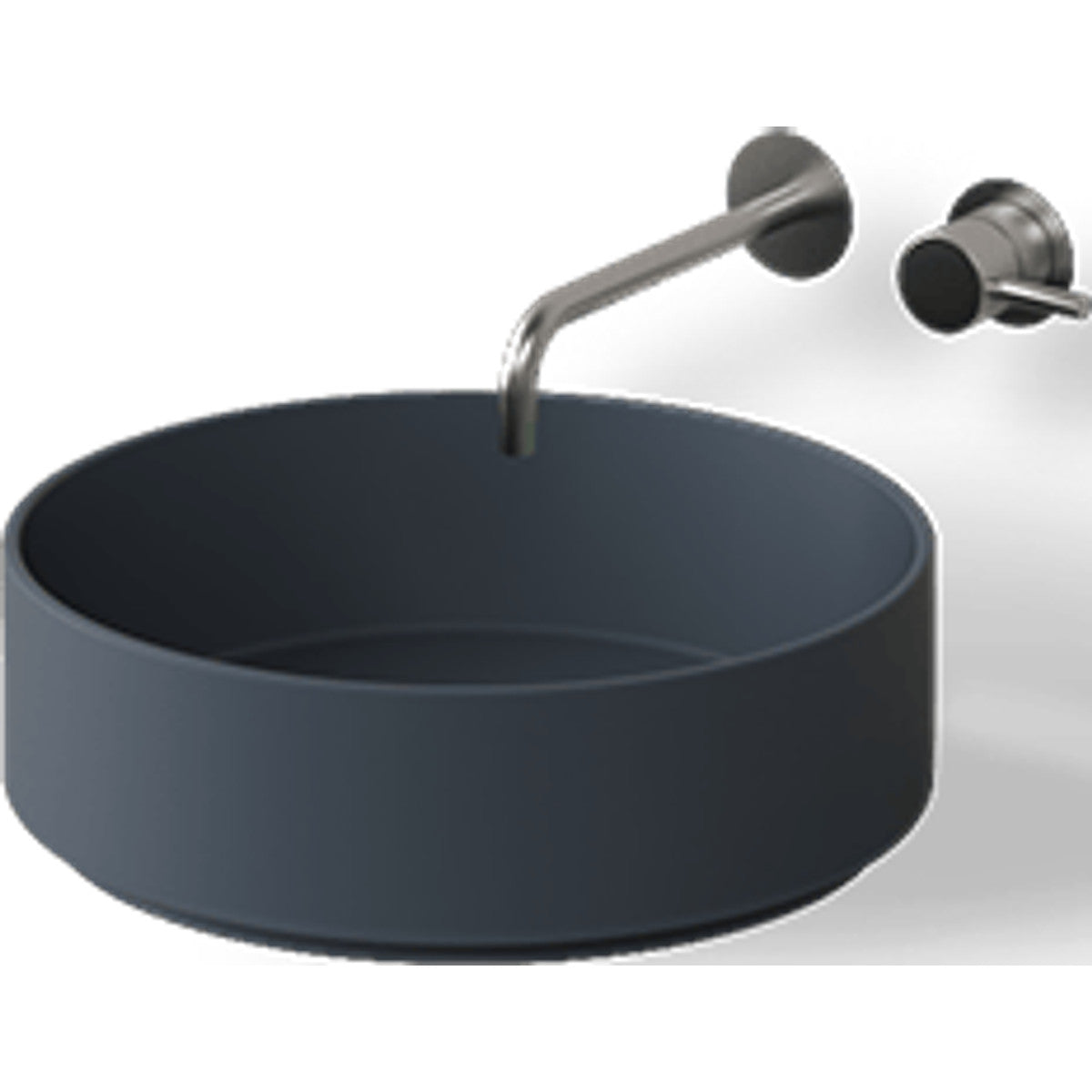 Lavabo sobre encimera Roll cobalt mate - NOFER
