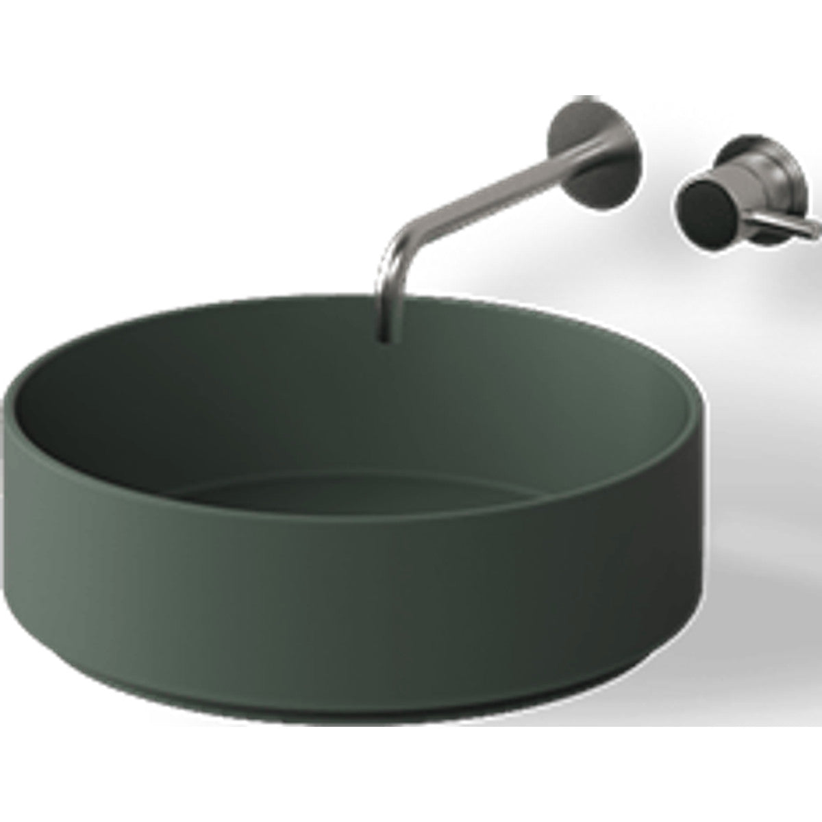 Lavabo sobre encimera Roll mint mate - NOFER