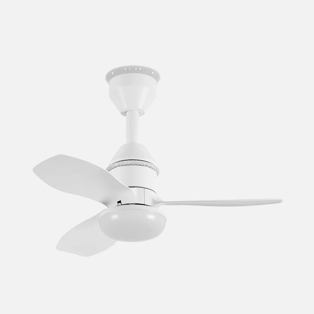 Ventilador de techo DC Asaf 62 cm con luz LED de FABRILAMP en color blanco