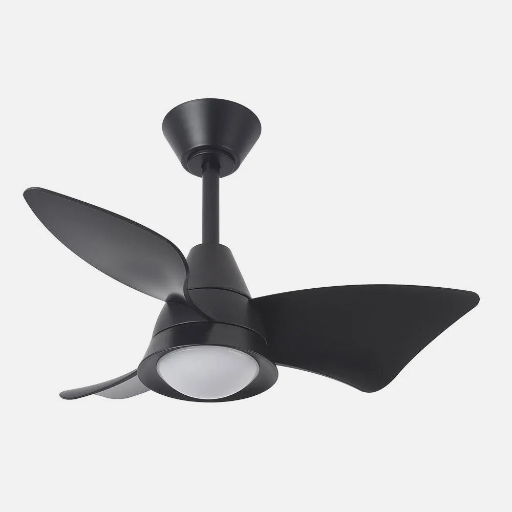 Ventilador de techo DC Jaguar 96 cm con luz LED de FABRILAMP en color negro