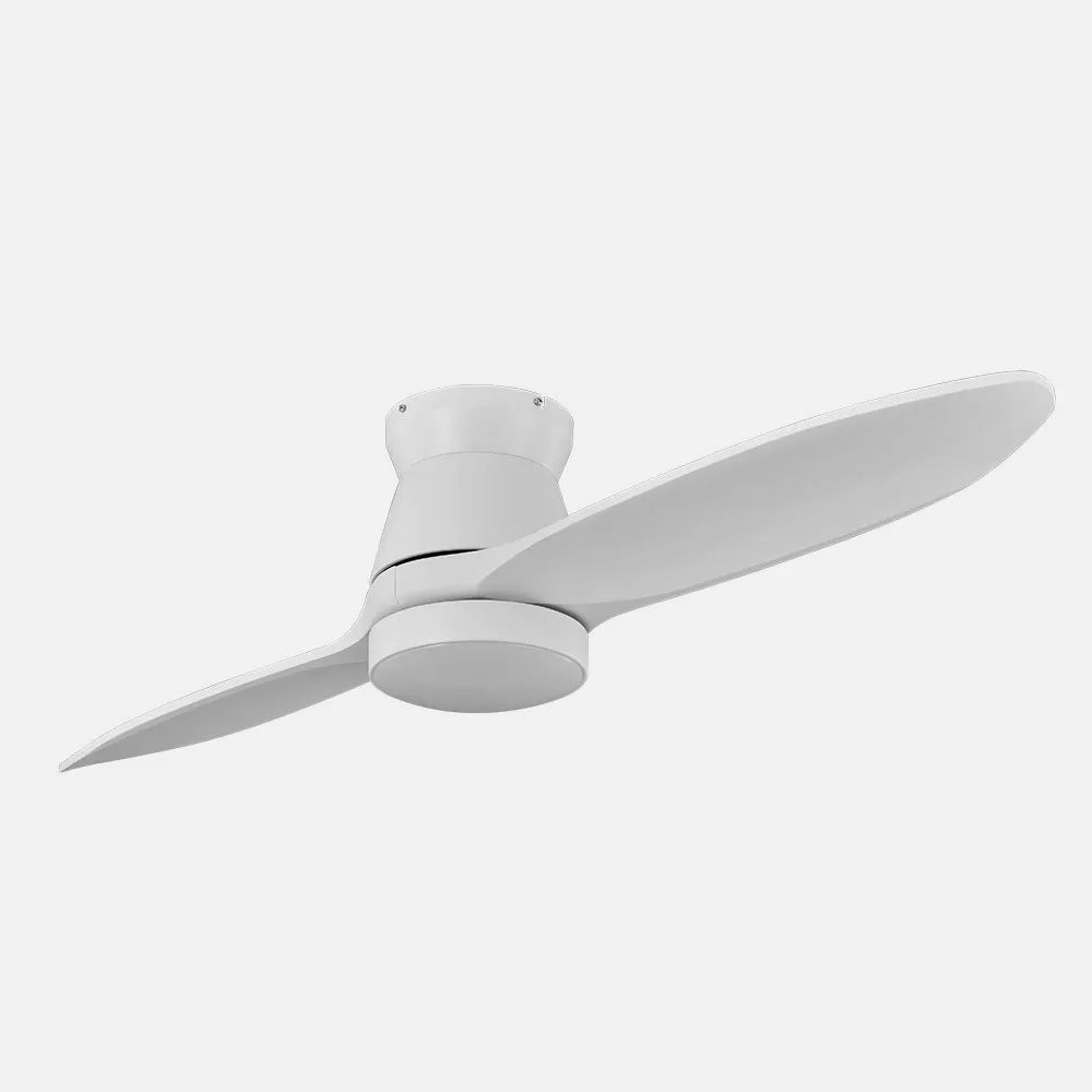 Ventilador de techo DC Nordic 132 cm con luz LED de FABRILAMP en color blanco