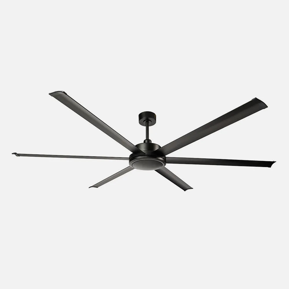 Ventilador de techo DC Sansón 214 cm sin luz de FABRILAMP en color negro